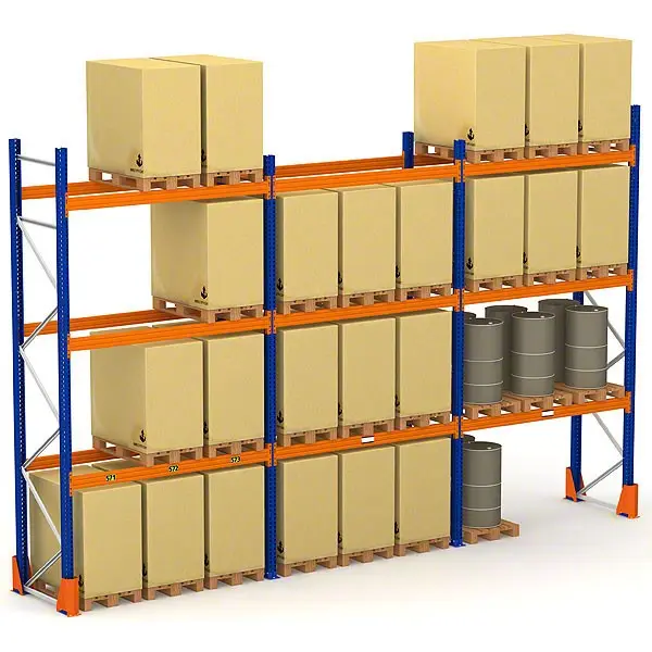 Scaffale industriale del magazzino del sistema di stoccaggio dell'acciaio e del metallo e scaffale di stoccaggio con la caratteristica di Racking del Pallet