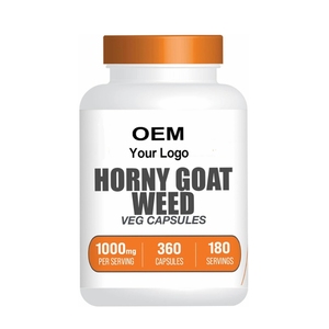 Nhãn hiệu riêng OEM/ODM tự nhiên bổ sung 500mg Horny <span class=keywords><strong>Goat</strong></span> Weed chiết xuất viên nang - Product Image 1