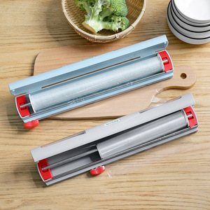 WS249厨房工具食品包装分配器切割器箔保鲜膜包装分配器塑料锋利切割器储物架厨房工具 - Product Image 3