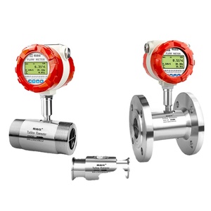 Digital DN50/65/80 Water <strong>Flow</strong> Meter Turbine <strong>Flow</strong> <strong>Sensor</strong> SS304 / SS316L Fuel Oil Liquid RS485 4-20mA <strong>Pulse</strong> <strong>Output</strong> LCD Battery