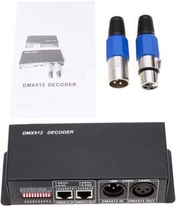 3-канальный RGB DMX512 Контроллер декодера ручного RF подключения 12-24V световой полосы модуль дистанционного управления освещением - Product Image 5