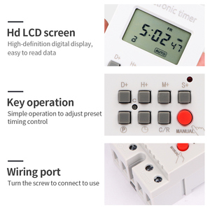 KG316S ad alto carico 30A 220V 7 giorni settimanali digitale illuminazione elettronica intervallo Timer interruttore 1 secondo potenza uscita diretta - Product Image 5