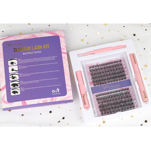 Sp ריסים 3d אפקט 3d lash אשכול 8-18 מ מ מ "מ מעורב מגש טרום חיתוך מותאם אישית אשכולות לאשביר - Product Image 3