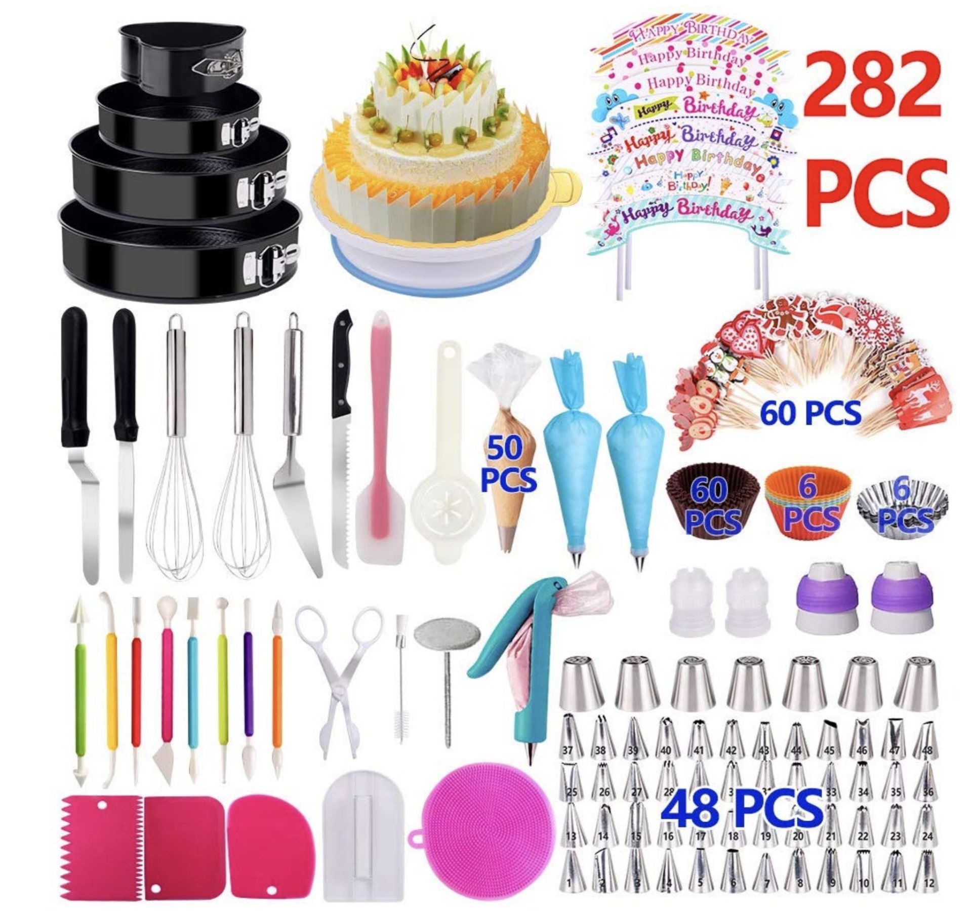 color-282PCS/SET