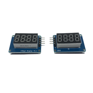 TM1637 Blu 0.36 "4 Digit Tubo Digitale A LED 7 Segmenti Led Modulo Display Rosso Anodo Comune 4 Bit Orologio display TM1637 - Product Image 3