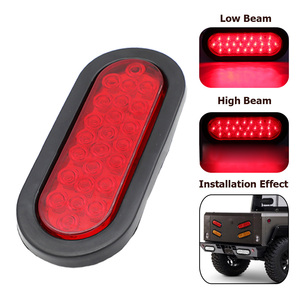SAE DOT su geçirmez 24leds 6 inç oval led far lambası - Product Image 2