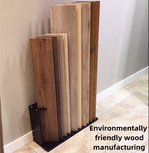 Sinh thái thân thiện lưu trữ bằng gỗ Rack chủ Organizer gốm gạch đá Board slab Mẫu hiển thị đứng cho triển lãm showroom - Product Image 4