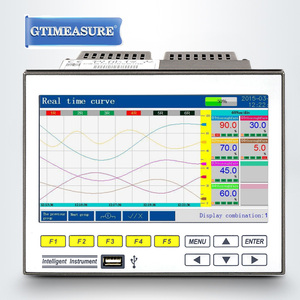 Registrador de datos de temperatura de pantalla gráfica Registrador de datos industrial de varios canales con salida analógica Registrador de datos de corriente inteligente - Product Image 2
