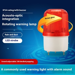Elektronik çit Alarm ses işık uyarı IP/TCP ağ 12V pil gücü ABS/Metal IP65 LTE-1101J ekipmanları Alarm ışığı - Product Image 5