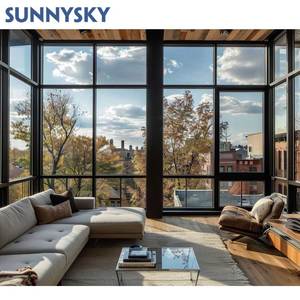 Sunnysky Minimalist Design <strong>Living</strong> Room Sound Proof Panoramic Glass <strong>Window</strong> Floor to Ceiling Fixed Picture <strong>Window</strong> - Product Image 1
