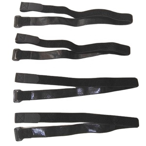 Cinta de correa de gancho y bucle elástica autoadhesiva antideslizante ajustable para una sujeción y cierre seguros - Product Image 1