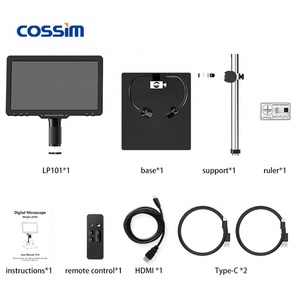 औद्योगिक 10.1 "ips 24MP पूर्ण 1080p HD mi usb लैब स्क्रीन फोन पिक्सेल के साथ डिजिटल वीडियो माइक्रोस्कोप को मापने वाली - Product Image 5