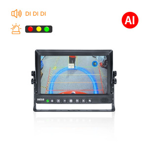 AI 1080P Backup Camera Monitor <strong>System</strong> with Audible and Visual Alarm 9-Inch AHD <strong>Sensor</strong> <strong>Reverse</strong> Camera <strong>Auto</strong> White Balance - Product Image 2