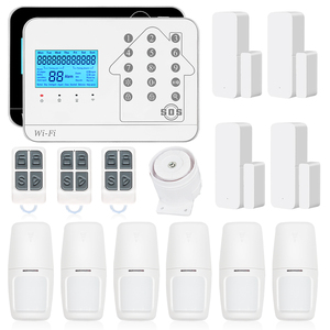LCD <strong>Display</strong> PSTN Alarm Sets 99 Wireless <strong>Sensors</strong> GSM Alarm Panel 110db WIFI Tuya Alarm <strong>System</strong> With Siren