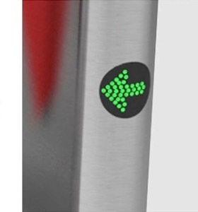 Tự động 304 cửa quay bằng thép không gỉ với hệ thống vé dành cho người đi bộ flab Barrier Gate để kiểm soát truy cập - Product Image 3