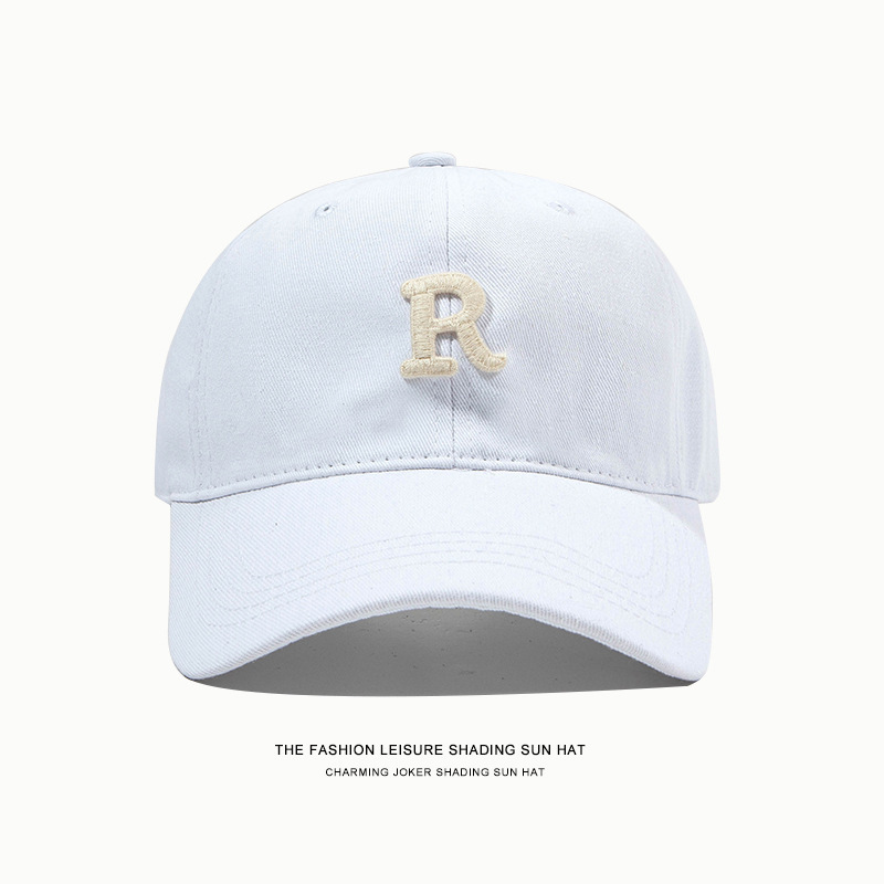 R mark baseball-white