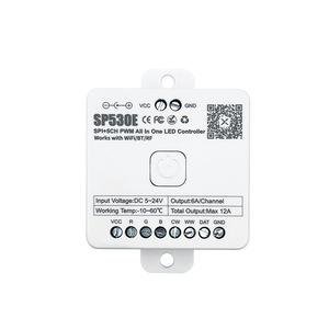 SP530E светодиодный контроллер Wifi Alexa Google Home 5CH PWM SPI Pixel WS2811 WS2812B Светодиодная лента приложение светодиодный контроллер - Product Image 2