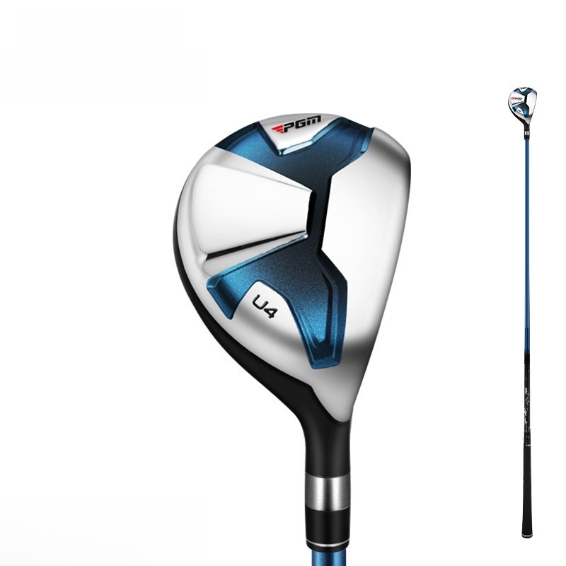 Iron-wood club (black and blue carbon shaft R gra