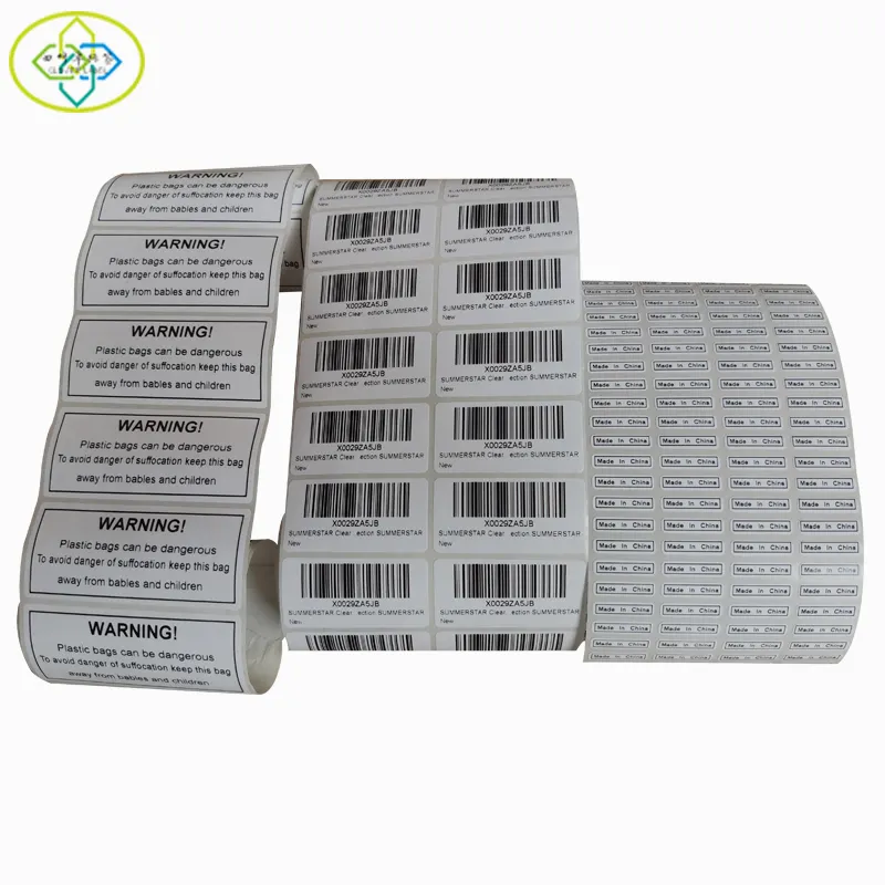 Aangepaste Fba Etikettering 50X25Mm Voor Fnsku Label Barcode Sticker Product Verpakking