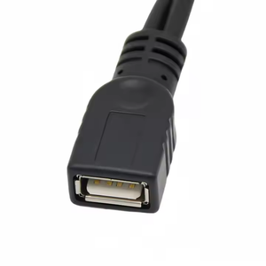 2 in 1 USB2.0タイプメスから2ダブルデュアルUSBオスYスプリッター延長ケーブル - Product Image 3
