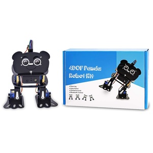 WGZX DIY 4-DOF Panda Robot elektron kiti dans programlanabilir destek Android APP kontrolü ile uyumlu