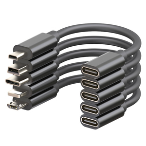 Type-<strong>C</strong> Female Turn-out Data Cable Is Suitable for Multi-length Mobile Phone Data Transmission of Various Turn-out Interfaces - Product Image 1