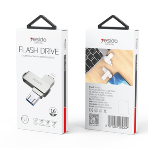 YESIDO Neues Design 3 in 1 für IP für Micro OTG USB-Flash-Laufwerk mit 128G 64G 32G 16G Speicher karten diskette - Product Image 6