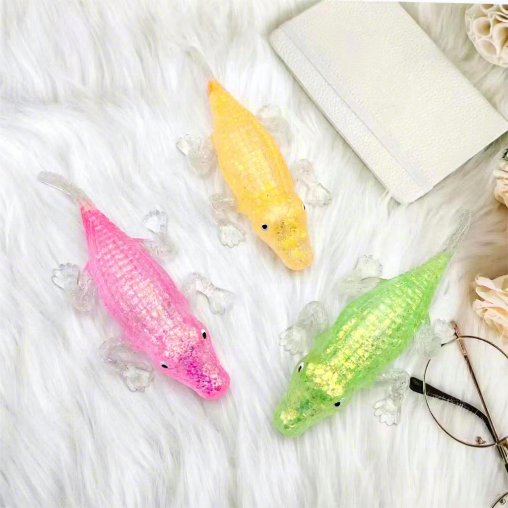 Colorful Glitter Maltose Crocodile