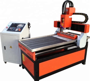 Cnc 6090 Fresadora CNC de 3 ejes Máquina de corte de chapa Jinan 6090 NC controlador de estudio Enrutador de madera Cnc - Product Image 1