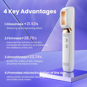 2-in-1ホームIPL美容デバイスLEDインジケータ付きレッド & 赤外線ライトセラピーフェイス & ボディ - Product Image 4