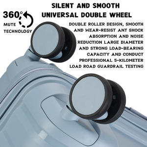 <span class=keywords><strong>2025</strong></span> Zuoou 4 Mảnh Hành Lý Đặt 360 Độ Im Lặng Spinner Vali Hardshell Trọng Lượng Nhẹ Tùy Chỉnh Xe Đẩy Đặt - Product Image 3