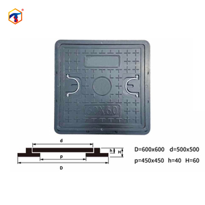 FRP sợi thủy tinh nhựa cửa cống Bìa D400 600mm bể tự hoại cửa cống bìa có thể khóa cửa cống Bìa - Product Image 5