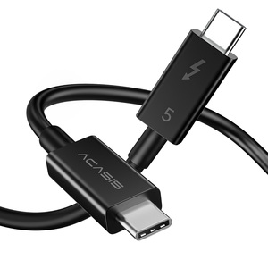 Acasis 80Gbps Thunderbolt 5 kablo, 120 gbps'ye kadar bant genişliği artışı ve Thunderbolt 4 kablosuyla uyumlu 240W şarj - Product Image 1