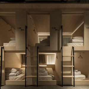 Современный стиль, экономия пространства, Звукоизолирующая кровать, роскошная капсула, отель и взрослый хостел, деревянная панель, дизайн - Product Image 6