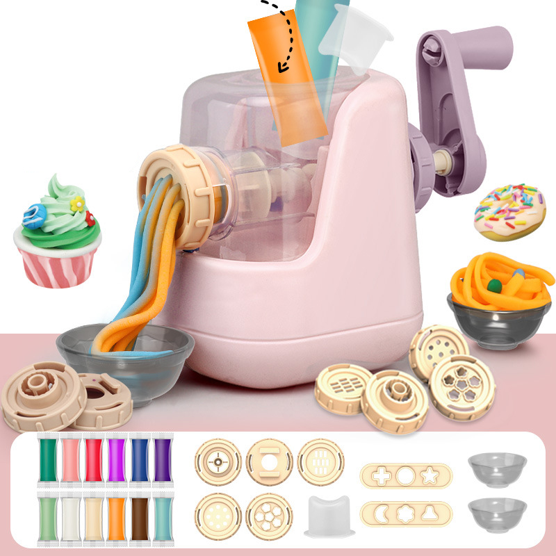 Fabricant de nouilles en argile de couleur-12 couleurs + 9 accessoires