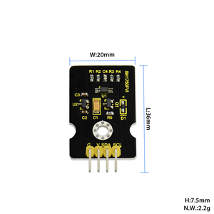 Keyes tudio IIC-Schnitts telle BH1750FVI Digitales Licht intensität sensor modul - Product Image 6
