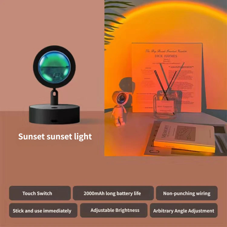 Luz de atardecer negra