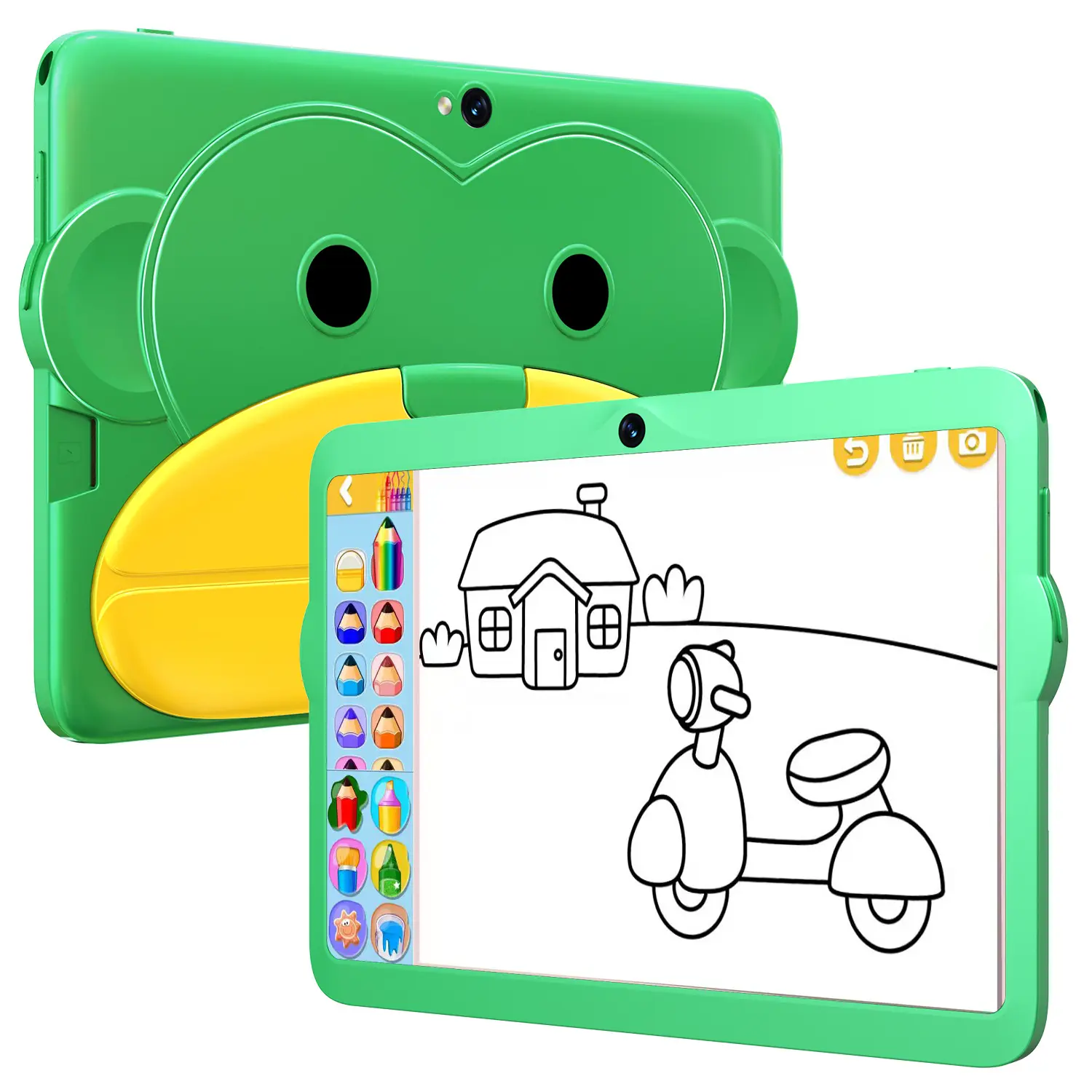 Tablet educativi per bambini 3-7Years, Tablet per bambini 7 pollici Android educativi, per bambini Tablet educativi apprendimento automatico