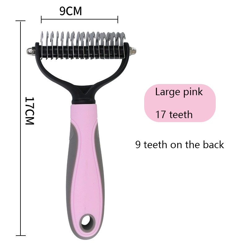 Open the knot comb (large pink)