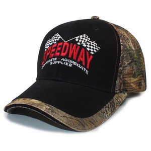 Topi bisbol jala <span class=keywords><strong>Camo</strong></span> pria, topi balap bendera Diperiksa cepat, topi luar ruangan
