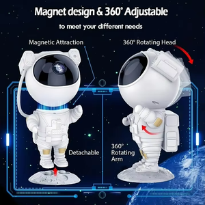 Space Buddy proiettore stella proiettore luce astronauta luce notturna proiettore telecomando luci LED - Product Image 5