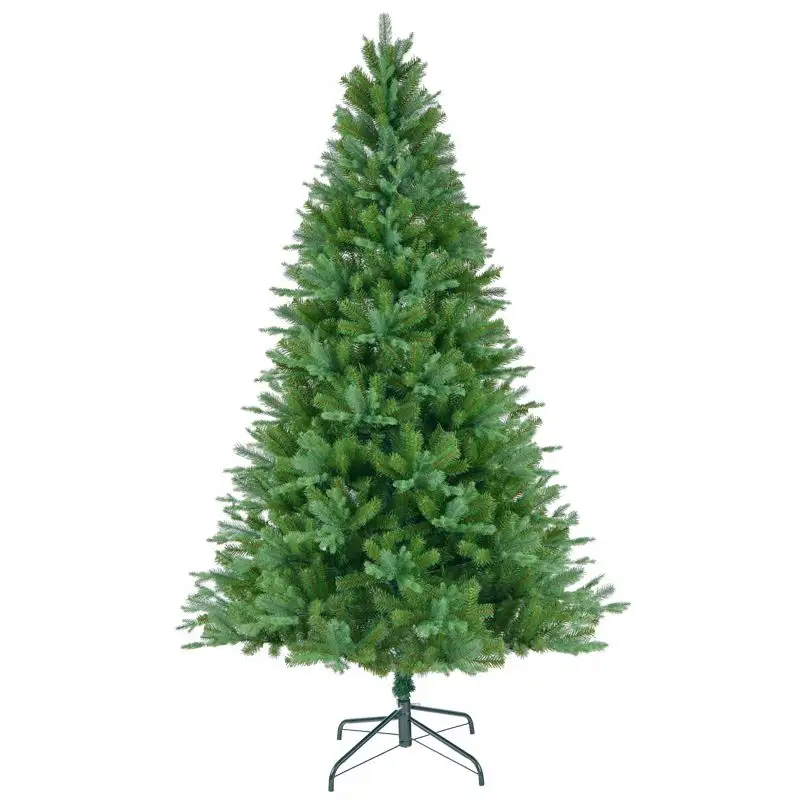 Árbol de Navidad Artificial de pino y verde para decoración de vacaciones, árbol de Navidad grande, venta al por mayor