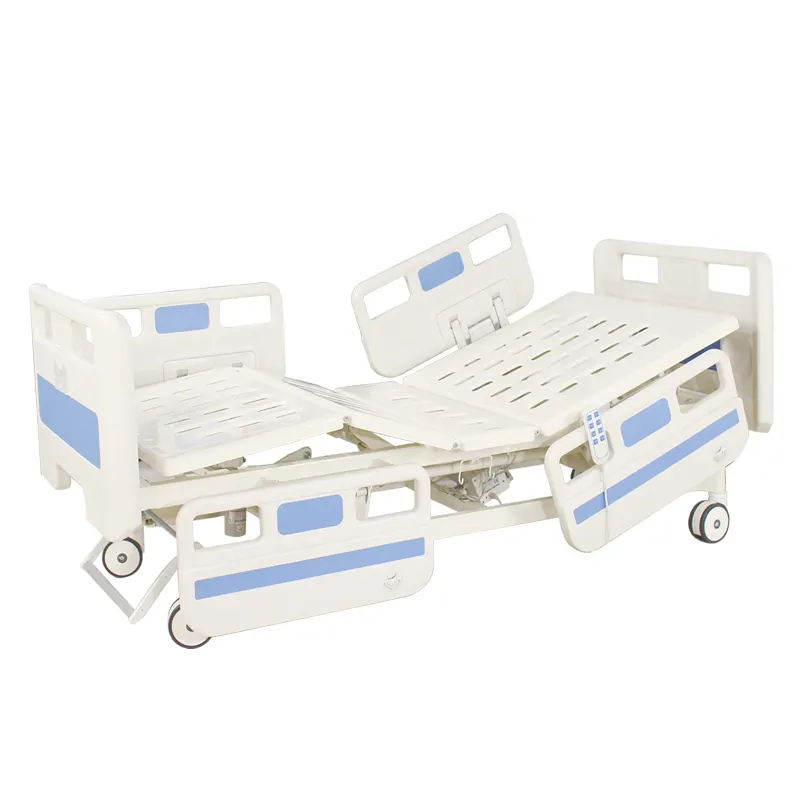 Cama médica de Hospital eléctrico, tres funciones, C01-2, nuevo modelo, ABS, cabecera