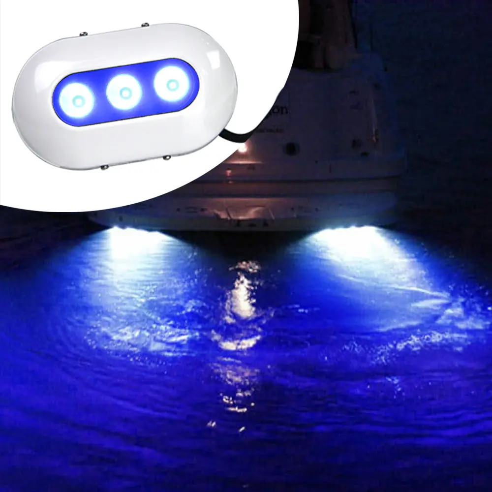 ANHEART deniz ışığı 12V IP68 9w mavi duba gemi yat tekne için su geçirmez LED led lamba sualtı