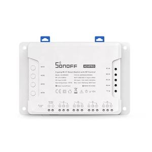 SONOFF 4CH PRO R3 ITEAD RF 433 MHz4ギャングWiFIスイッチ3作業モードインチング/セルフロック/インターロックWiFiスマートスイッチスマートホーム