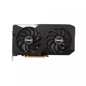 ASUS çift Radeon RX 6600 XT OC Edition ROG STRIX oyun 8GB GDDR6 128-bit 7nm 6600XT destek Intel için masaüstü - Product Image 1