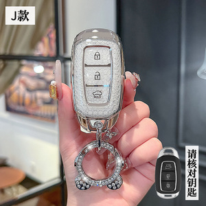 ใหม่เคสป้องกันแบบมีปลอกหุ้มป้องกันสไตล์ TPU ฝาครอบกุญแจสำหรับ Hyundai Solaris 2021เน้น Ix25 creta 2020 Elantra Tucson Verna I20 - Product Image 5