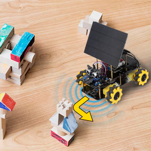 ACEBOTT ESP32 pannello solare a batteria per Arduino Robot fai da te kit per auto intelligente linea di monitoraggio della formazione - Product Image 6