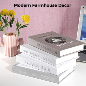 Custom Designer Set of 4 Decorative <strong>Books</strong> Decor <strong>Book</strong> Boxes for Home Decoration - Product Image 5