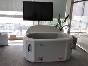 Tất cả thời tiết xách tay Inflatable hiệu suất lạnh Plunge Máy làm lạnh bồn tắm PVC <span class=keywords><strong>Drop</strong></span> Stitch phục hồi ngoài trời sử dụng vòi hoa sen - Product Image 3